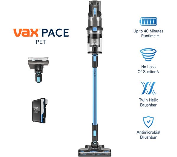 1-1-142463 - VAX Pace Pet CLSV-VPKA Cordless Vacuum Cleaner - Blue ...