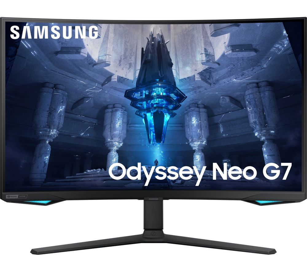 Odyssey Neo G7 LS32BG750NPXXU 4K Ultra HD 32" Curved Quantum Dot Gaming Monitor - Black
