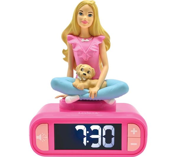 Lexibook Rl800bb Nightlight Alarm Clock Barbie