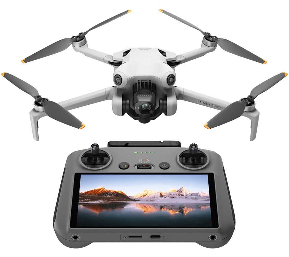 Mini 4 Pro Drone Fly More Combo with RC 2 Controller - Grey