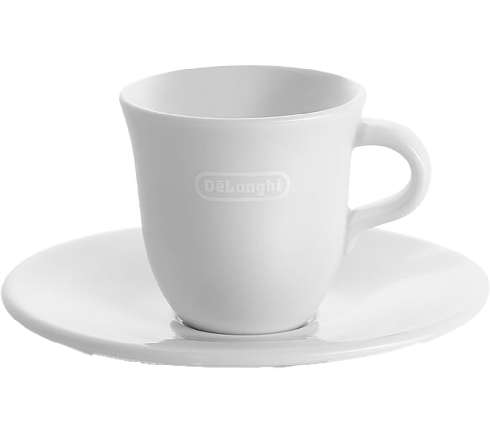DLSC308 Ceramic Espresso Cups - Twin Pack, White