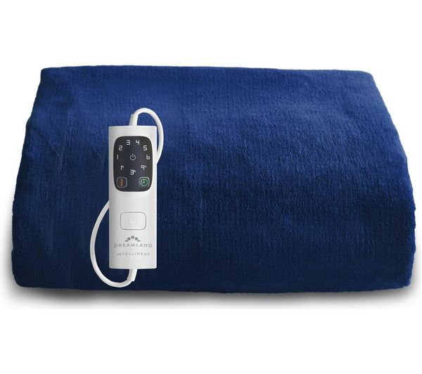 DREAMLAND Snuggle Up Heated Throw - Navy, 160 x 120 cm