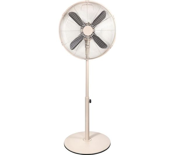 RUSSELL HOBBS RHMPF1601GR 16" Pedestal Fan - Greige & Black