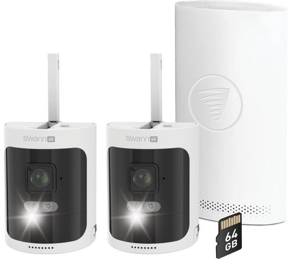 SWANN AllSecure 4K Ultra HD NVR Security System - 64 GB, 2 Cameras