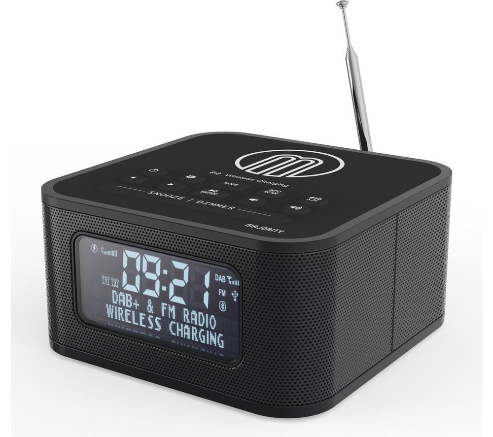 Knapton DAB+/FM Bluetooth Clock Radio - Black