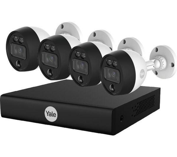 YALE YSV-4CSMD-8CK Smart Motion DVR CCTV Camera Kit - 4 Cameras