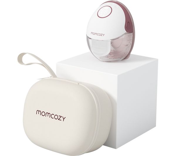 Momcozy M6 Mobile Style Single Breast Pump Pink White