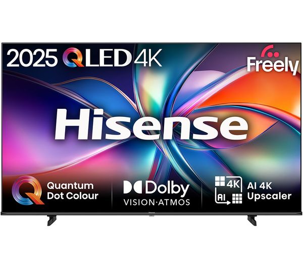 HISENSE E7Q 43" QLED 4K Smart AI TV with Freely - 43E7QTUK