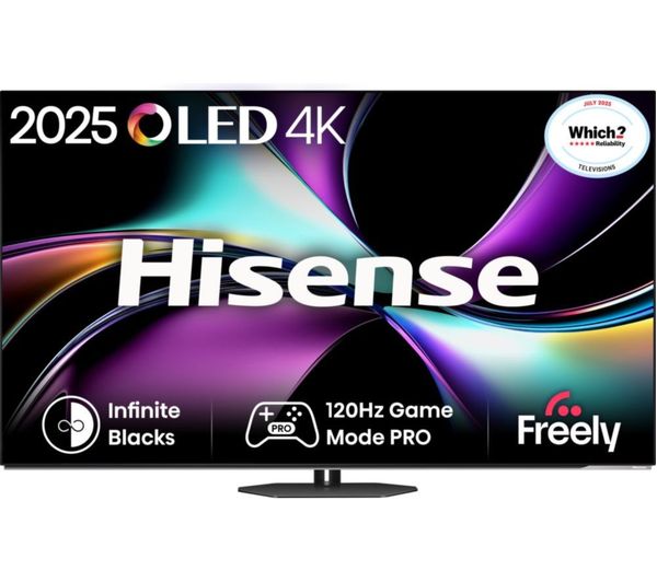 HISENSE A85Q 55" OLED 4K Smart AI TV with Freely - 55A85QTUK