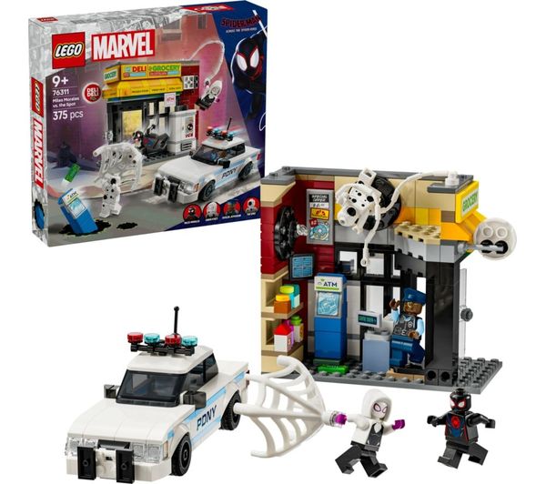 An image of LEGO Marvel 76311 Spider-Verse: Miles Morales vs. The Spot Set