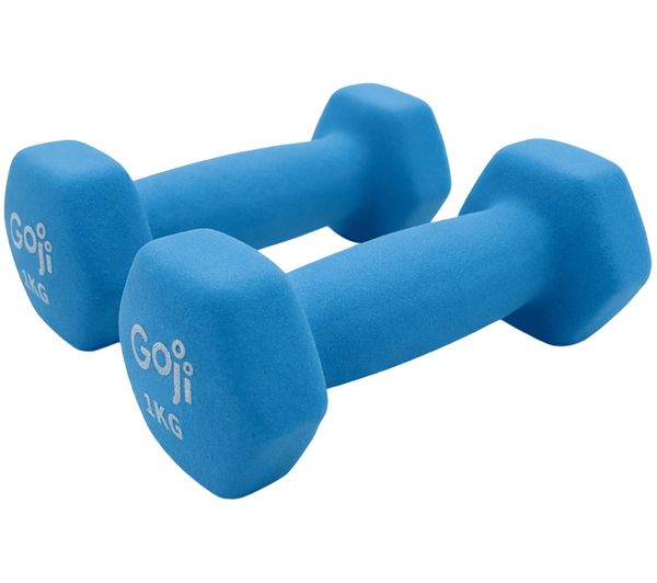 An image of GOJI G1KGDB26 Dumbbell - Set of 2, Blue