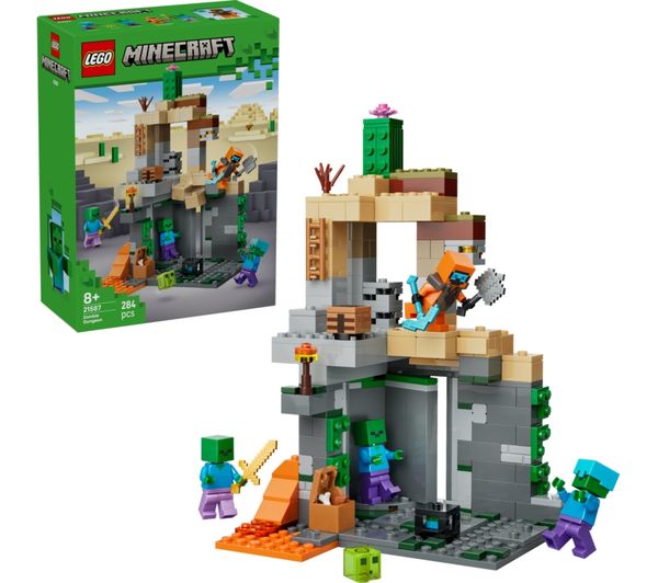 LEGO Minecraft 21587 Zombie Dungeon Set