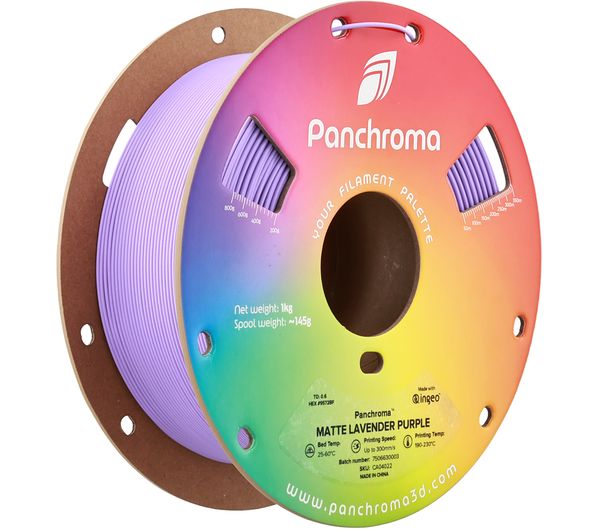 An image of POLYMAKER Panchroma 3D Printing Filament - Lavender Purple