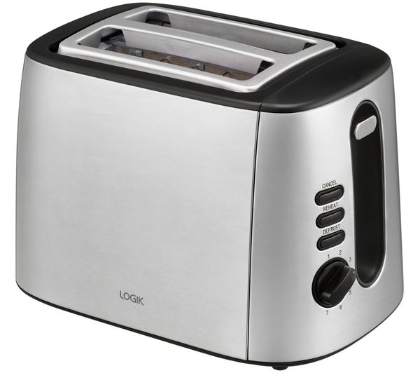 An image of LOGIK L02TS26 2 Slice Toaster - Stainless Steel