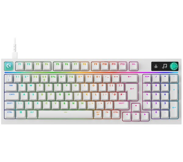 An image of LOGITECH G316 X 98 Mechanical Gaming Keyboard - White
