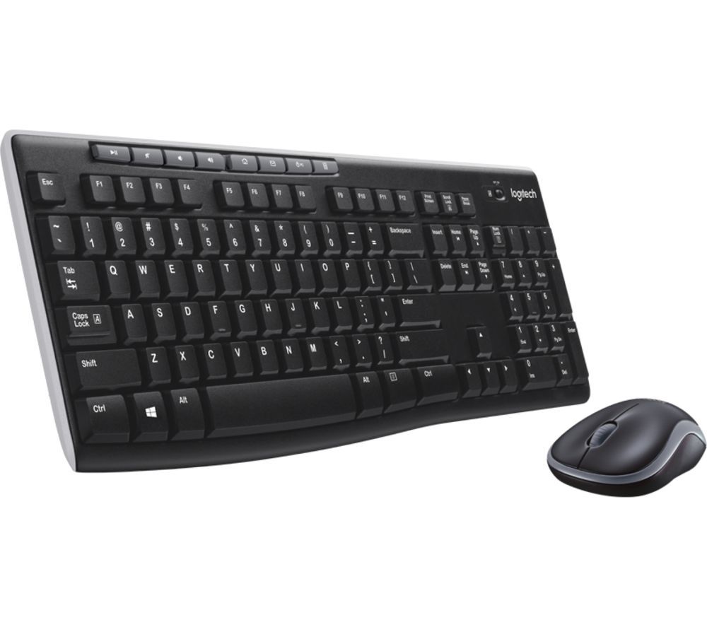 Buy LOGITECH Combo MK270 Wireless Keyboard Mouse Set Free Delivery 
