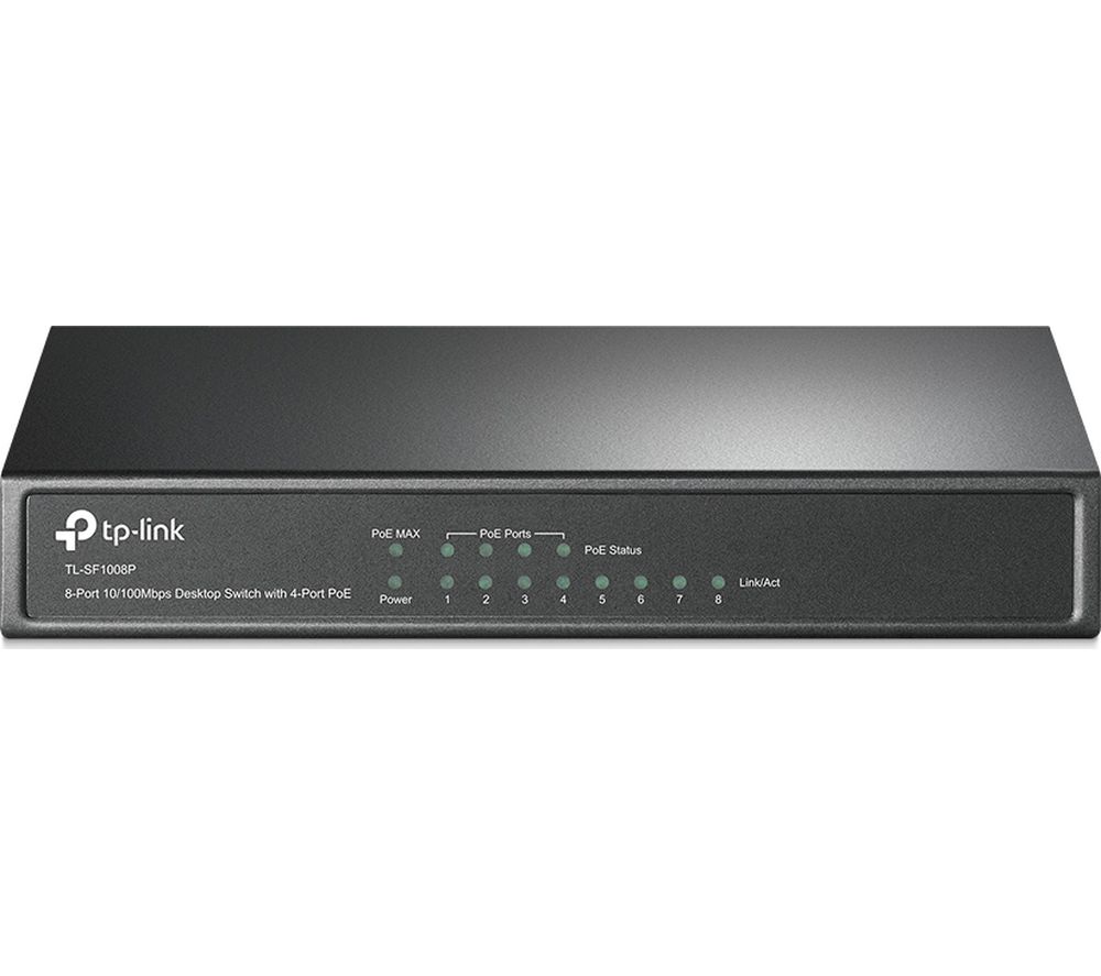 Buy TP-LINK TL-SF1008P Network Switch - 8 port | Free Delivery | Currys