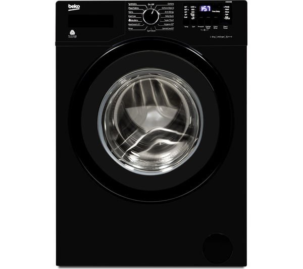 BEKO WX842430B Washing Machine - Black, Black