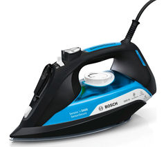BOSCH Sensixx'x DA50 SensorSecure TDA5080GB Steam Iron - Black & Ice Blue