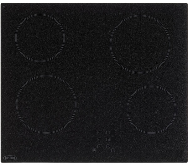 BELLING CH60T Electric Ceramic Hob - Granite, Red