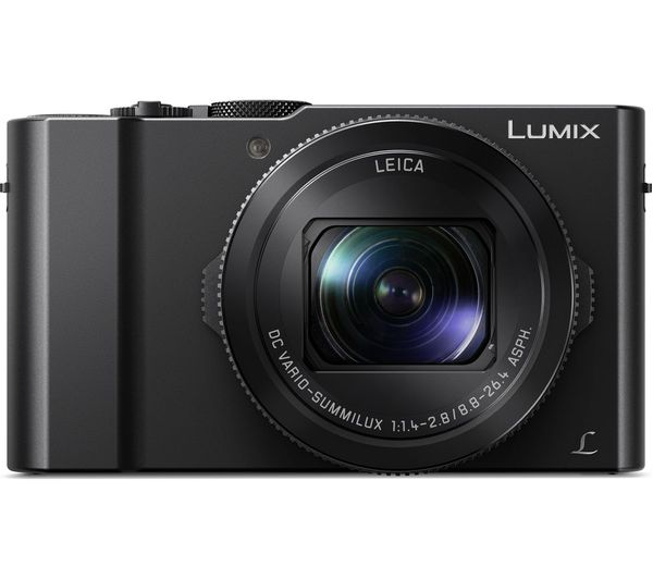 PANASONIC Lumix DMC-LX15EB-K High Performance Compact Camera - Black, Black