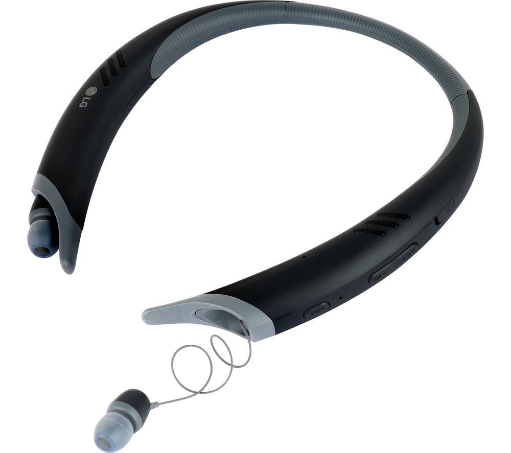 LG Tone Active Wireless Bluetooth Headphones – Black, Black