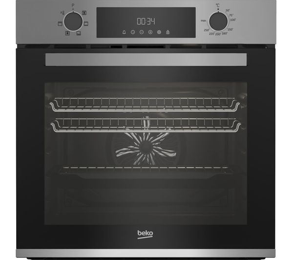 Image of BEKO AeroPerfect RecycledNet BBXIE22300S Electric Oven - Silver