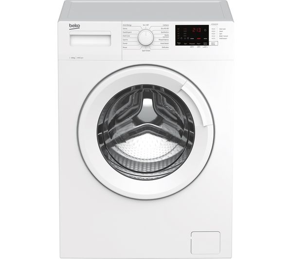Image of BEKO RecycledTub WTK104121W 10 kg 1400 Spin Washing Machine - White
