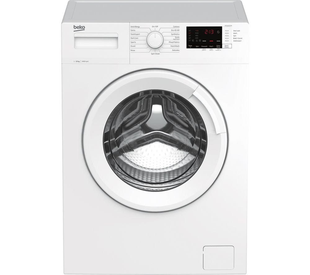 BEKO WTK104121W 10 kg 1400 Spin Washing Machine