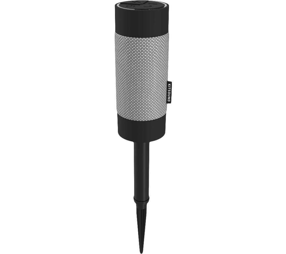 KITSOUND Diggit KSDIGGITBK Portable Bluetooth Speaker - Grey & Black