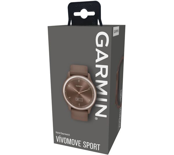 vivomove Sport Peach Gold / Cocoa（GARMIN vívomove® Sport Cocoa 