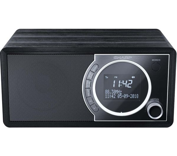 Image of SHARP DR-450 BK DAB+/FM Bluetooth Radio - Black