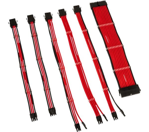 Kolink Core Adept Power Extension Cable Kit Red