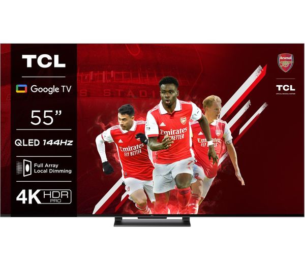 Tcl 55c745k 55 Smart 4k Ultra Hd Hdr Qled Tv With Google Assistant
