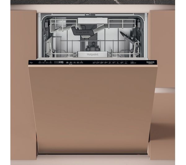 Hotpoint Hydroforce H8i Hp42 L Uk Full Size Fully Integrated Dishwasher