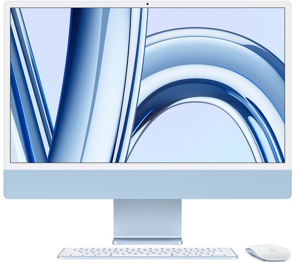 Image of APPLE iMac 4.5K 24" (2023) - M3, 256 GB SSD, Blue