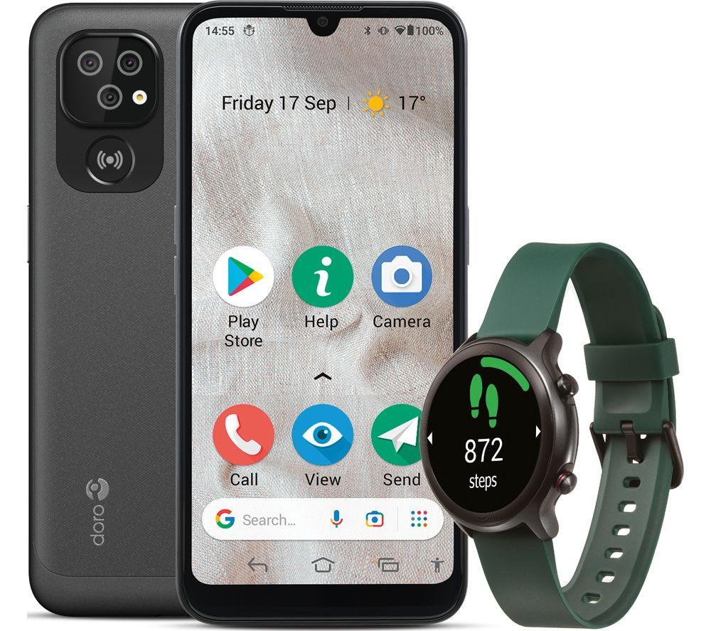 8100 (32GB, Grey) & 8369 Smart Watch Bundle