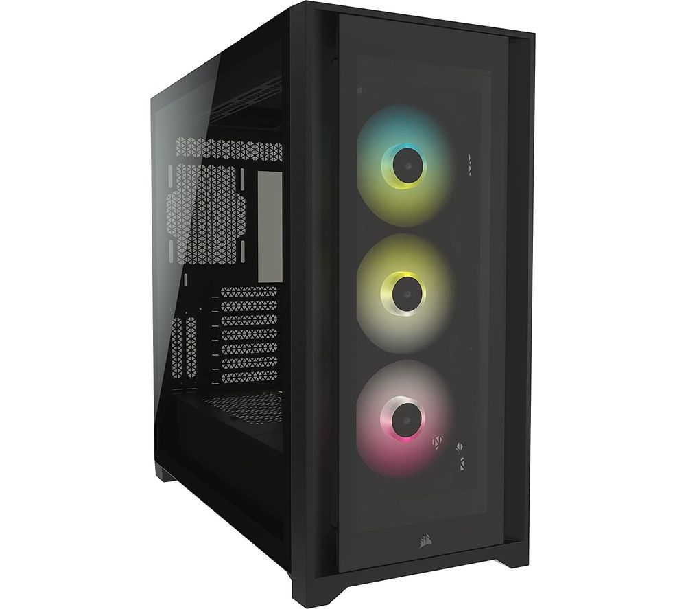 iCUE 5000X RGB ATX Mid-Tower PC Case - Black
