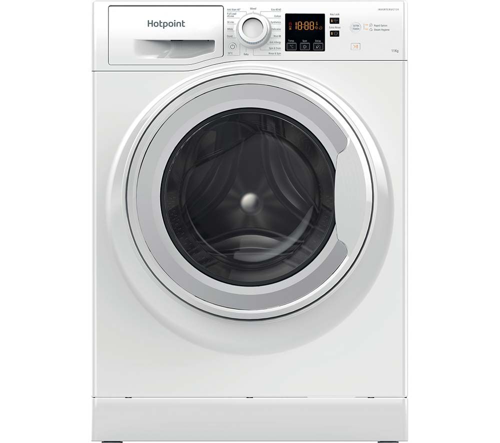 Anti-Stain NSWM 1146 W UK 11 kg 1400 Spin Washing Machine - White