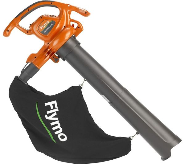 Flymo Powervac 2700 Garden Vacuum Leaf Blower Orange Grey