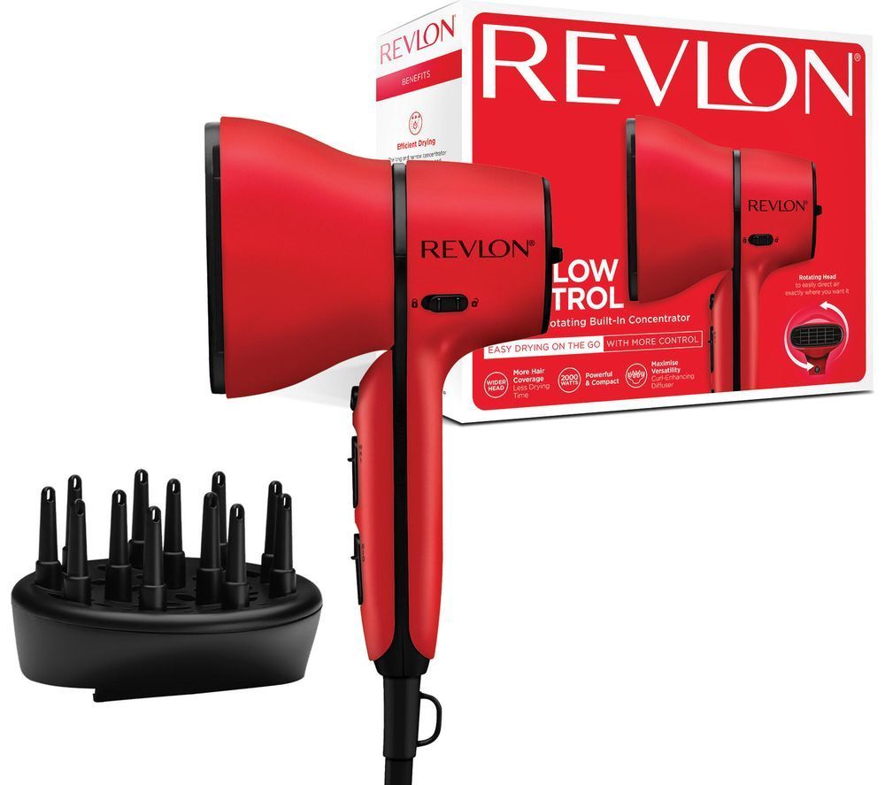 Airflow Control Hair Dryer - Red