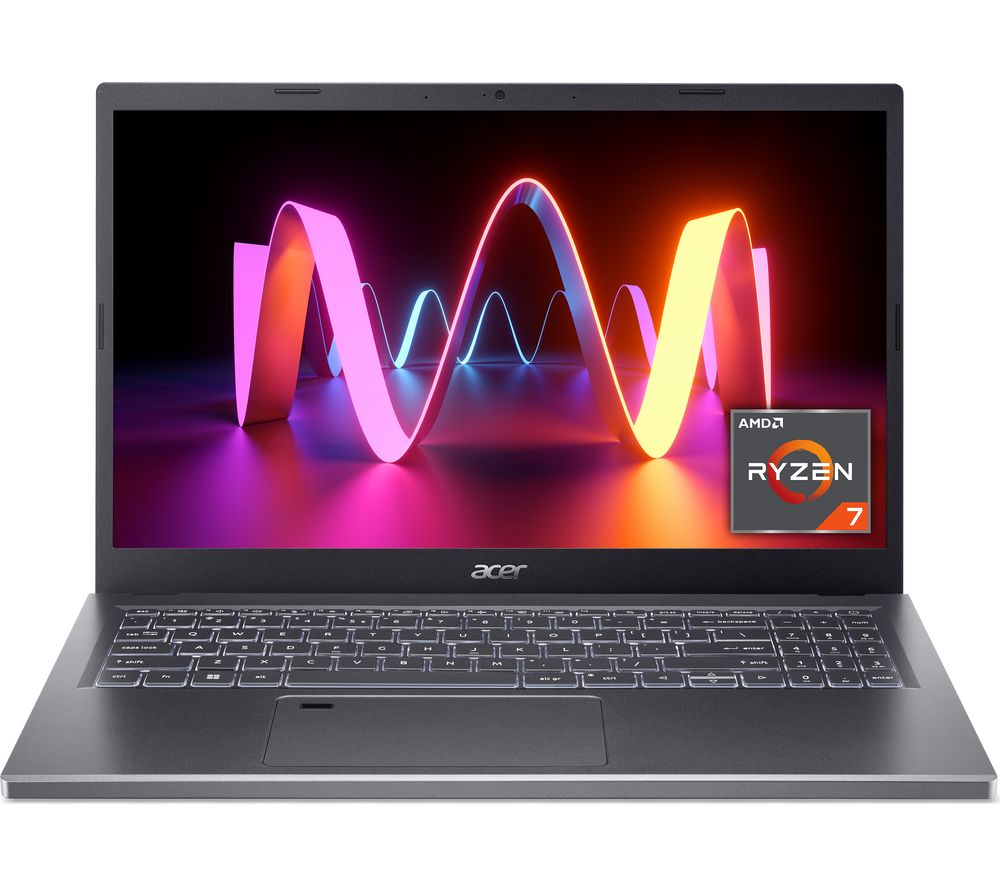 Aspire 5 15.6" Laptop - AMD Ryzen 7, 1 TB SSD, Grey