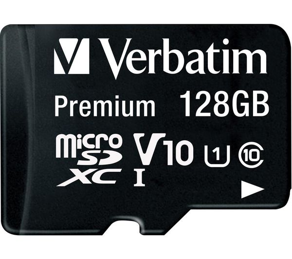 VERBATIM Premium Standard Performance Class 10 microSDXC Memory Card - 128 GB
