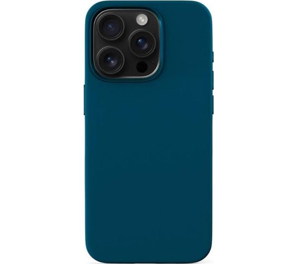 EPICO Mag+ Magnetic iPhone 16 Pro Silicone Case - Petrol Blue