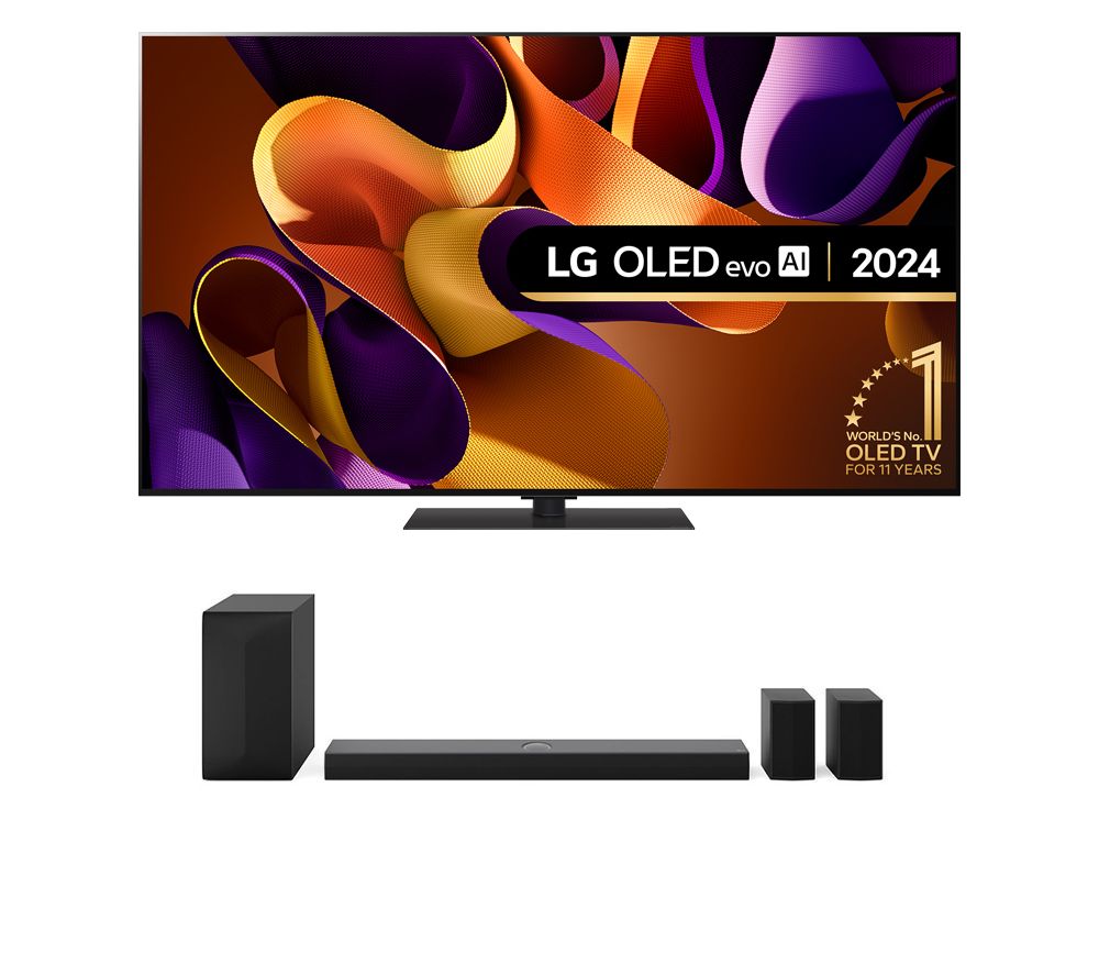 OLED65G45LW 65" Smart 4K Ultra HD HDR OLED TV & US70TR 5.1.1 Wireless Sound Bar Bundle