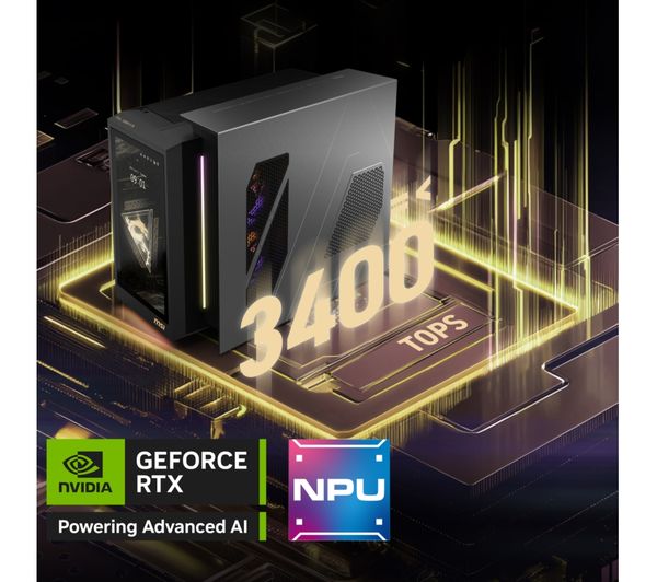 MSI MEG Vision X AI Gaming PC - Intel® Core™ Ultra 9, RTX 5090, 2