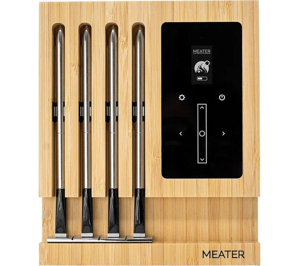 Meater Block Smart Meat Thermometer Honey Bamboo