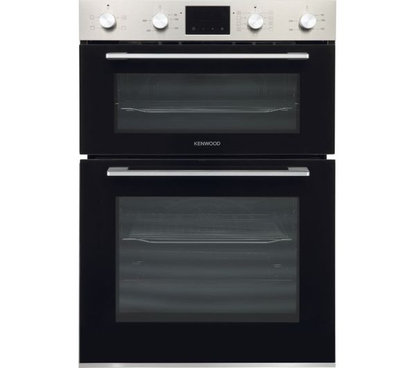 Kenwood Kbidox25 Electric Built In Double Oven Black Stainless Steel