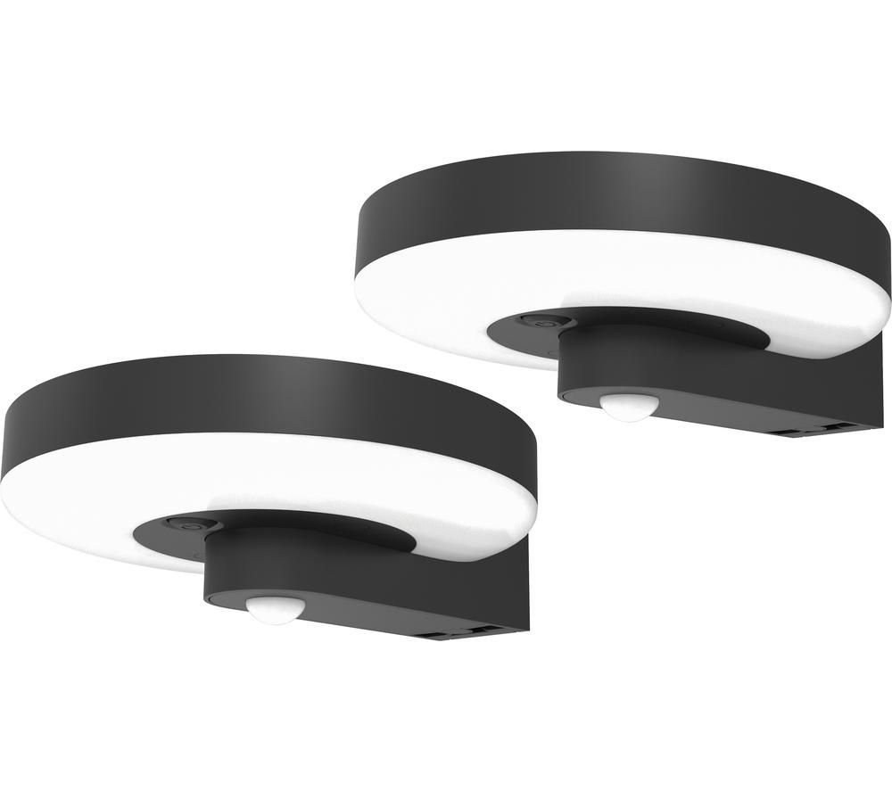 Arundel Solar Wall Light - Pack of 2