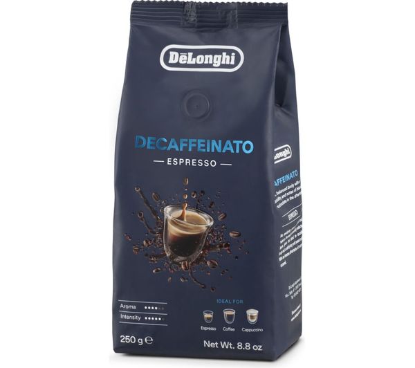 DELONGHI Decaffeinato Espresso Coffee Beans - 250g